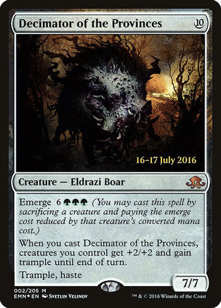 Decimator of the Provinces [Eldritch Moon Promos] | Rook's Games and More