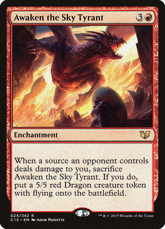Awaken the Sky Tyrant [Commander 2015] | Rook's Games and More