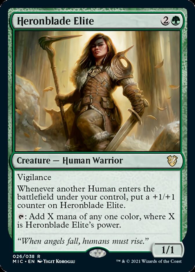 Heronblade Elite [Innistrad: Midnight Hunt Commander] | Rook's Games and More