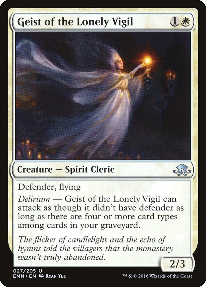 Geist of the Lonely Vigil [Eldritch Moon] | Rook's Games and More