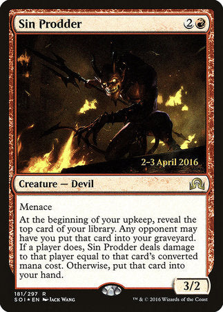 Sin Prodder [Shadows over Innistrad Promos] | Rook's Games and More