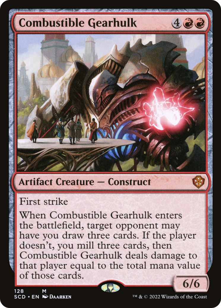 Combustible Gearhulk [Starter Commander Decks] | Rook's Games and More