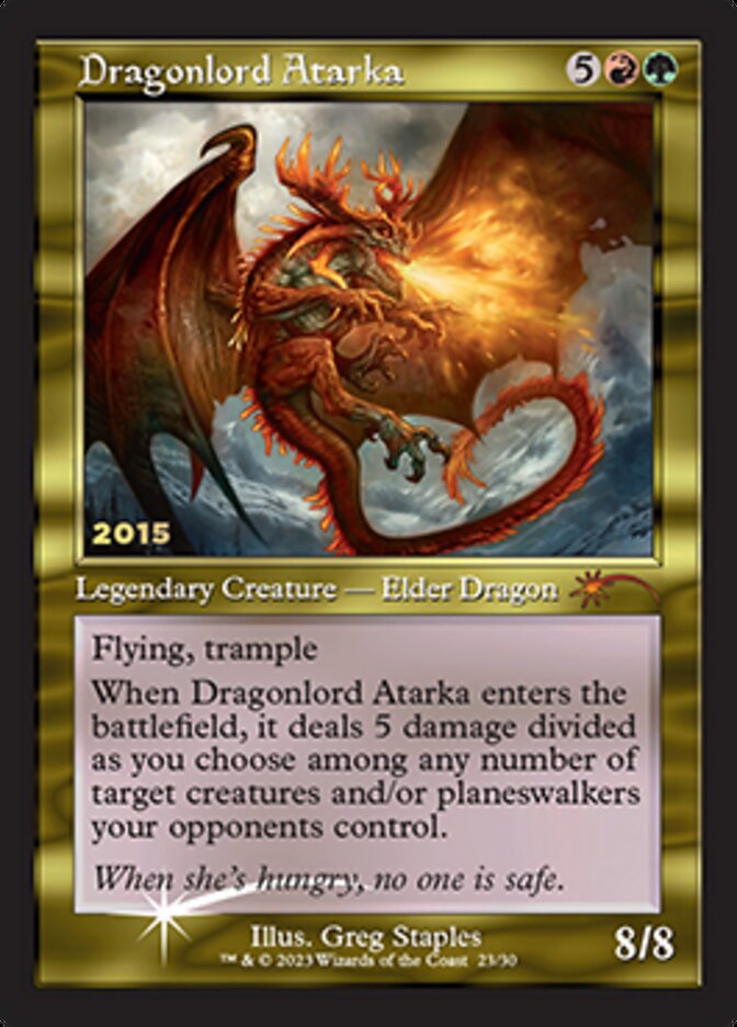 Dragonlord Atarka [30th Anniversary Promos] | Rook's Games and More