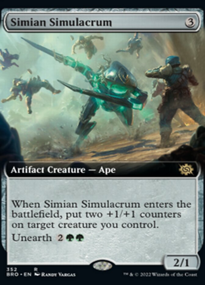 Simian Simulacrum (Extended Art) [The Brothers' War] | Rook's Games and More