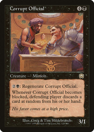 Corrupt Official [Mercadian Masques] | Rook's Games and More