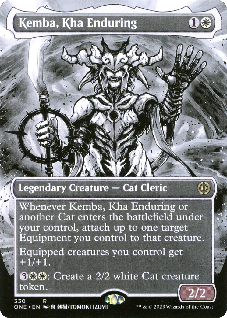 Kemba, Kha Enduring (Borderless Manga) [Phyrexia: All Will Be One] | Rook's Games and More