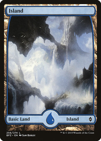 Island (256) - Full Art [Battle for Zendikar] | Rook's Games and More