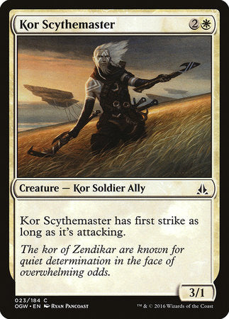 Kor Scythemaster [Oath of the Gatewatch] | Rook's Games and More