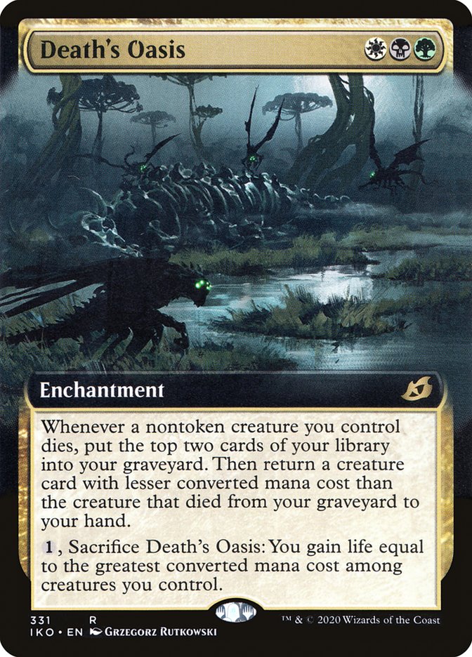 Death's Oasis (Extended Art) [Ikoria: Lair of Behemoths] | Rook's Games and More