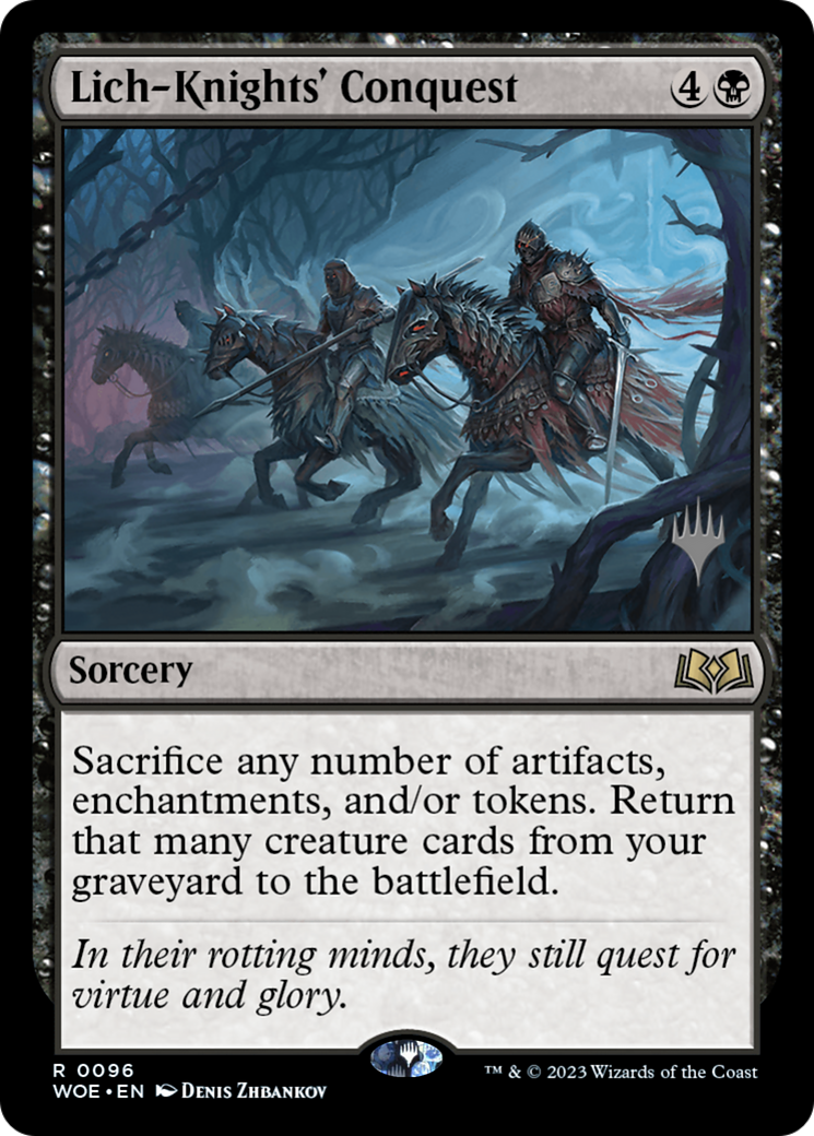Lich-Knights' Conquest (Promo Pack) [Wilds of Eldraine Promos] | Rook's Games and More