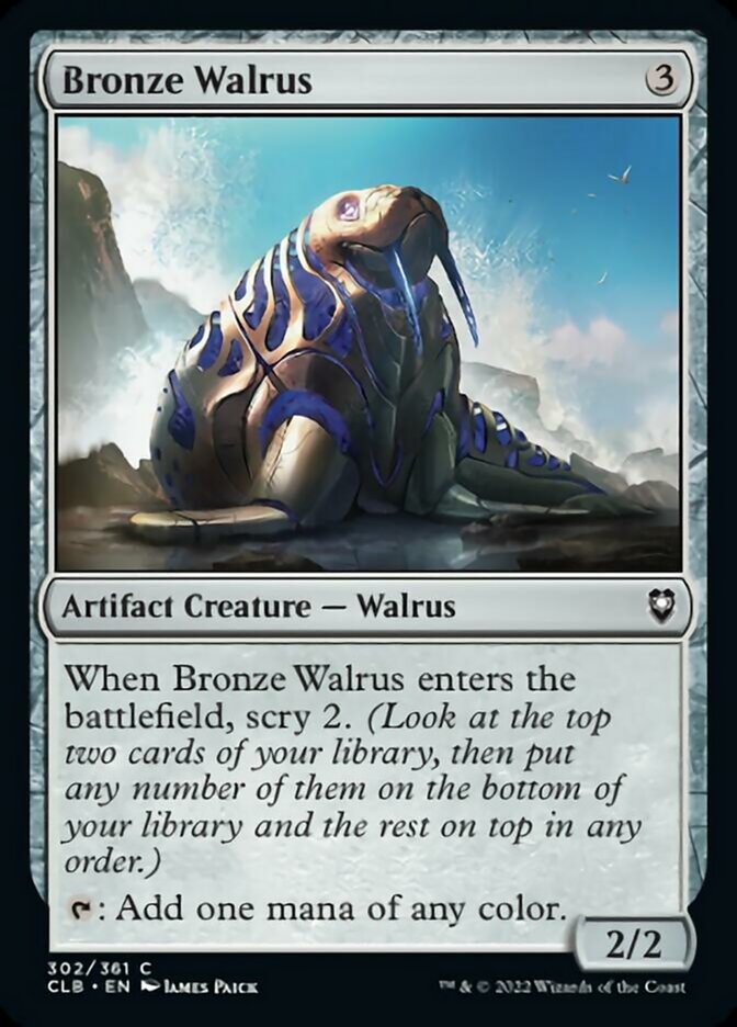 Bronze Walrus [Commander Legends: Battle for Baldur's Gate] | Rook's Games and More