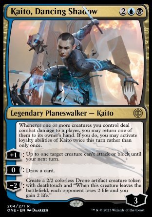 Kaito, Dancing Shadow (Promo Pack) [Phyrexia: All Will Be One Promos] | Rook's Games and More