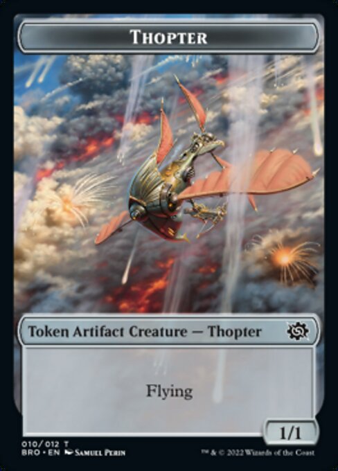 Powerstone // Thopter Double-Sided Token [The Brothers' War Tokens] | Rook's Games and More