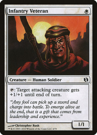 Infantry Veteran [Duel Decks: Elspeth vs. Tezzeret] | Rook's Games and More