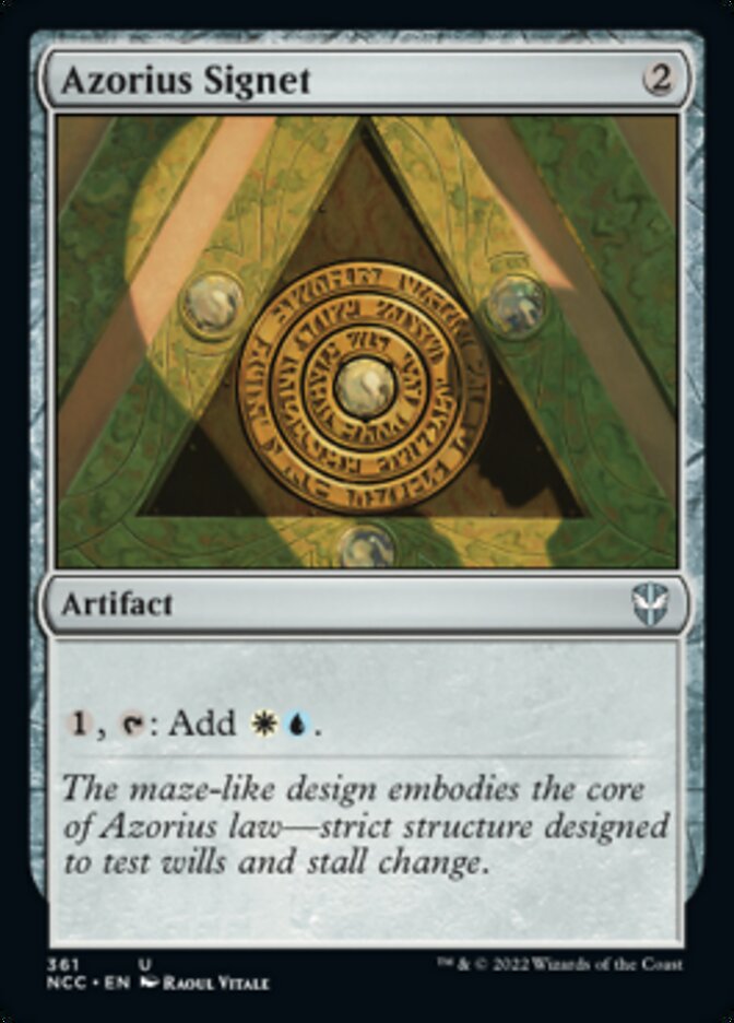 Azorius Signet [Streets of New Capenna Commander] | Rook's Games and More
