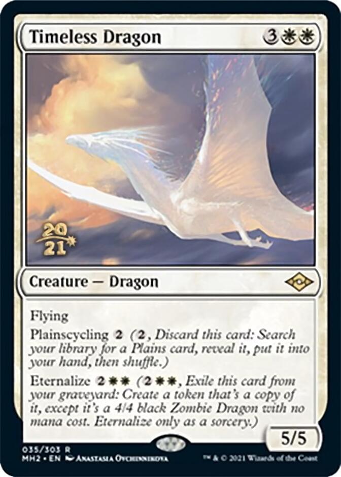 Timeless Dragon [Modern Horizons 2 Prerelease Promos] | Rook's Games and More