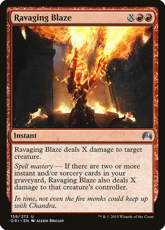 Ravaging Blaze [Magic Origins] | Rook's Games and More