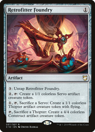Retrofitter Foundry [Commander 2018] | Rook's Games and More