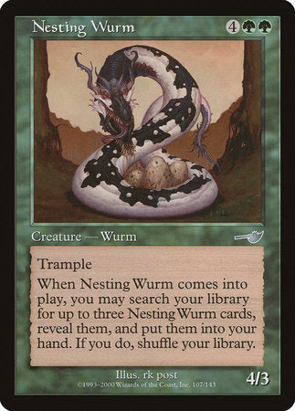 Nesting Wurm [Nemesis] | Rook's Games and More