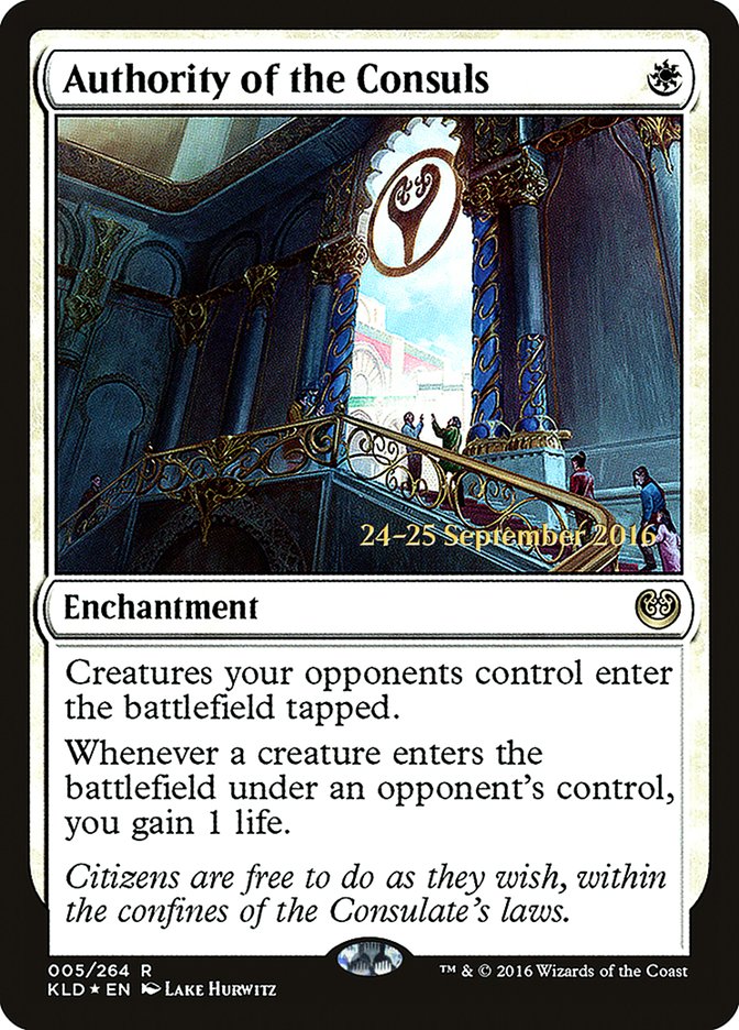 Authority of the Consuls  [Kaladesh Prerelease Promos] | Rook's Games and More