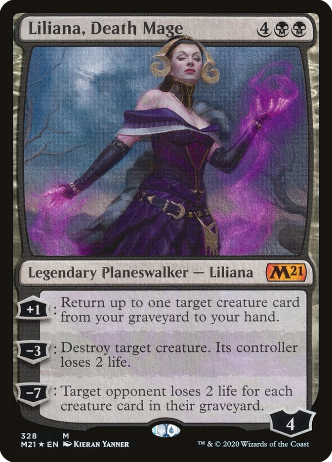 Liliana, Death Mage [Core Set 2021] | Rook's Games and More