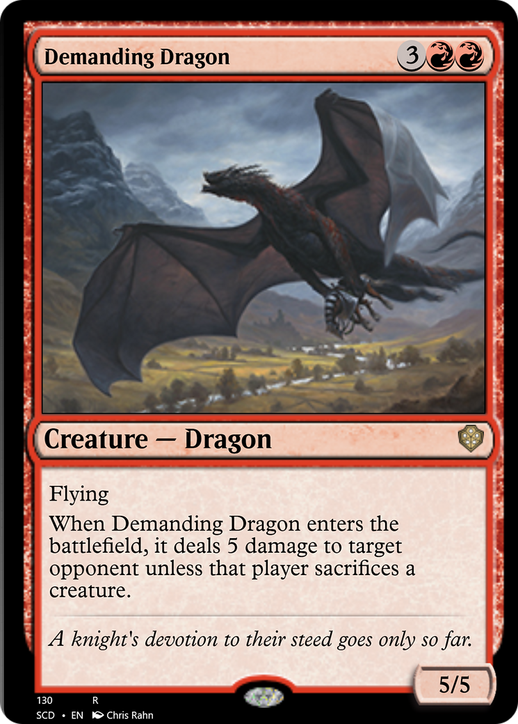 Demanding Dragon [Starter Commander Decks] | Rook's Games and More