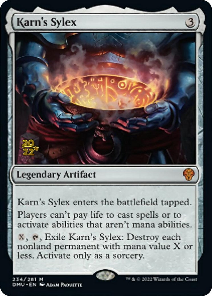 Karn's Sylex [Dominaria United Prerelease Promos] | Rook's Games and More