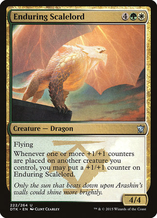 Enduring Scalelord [Dragons of Tarkir] | Rook's Games and More