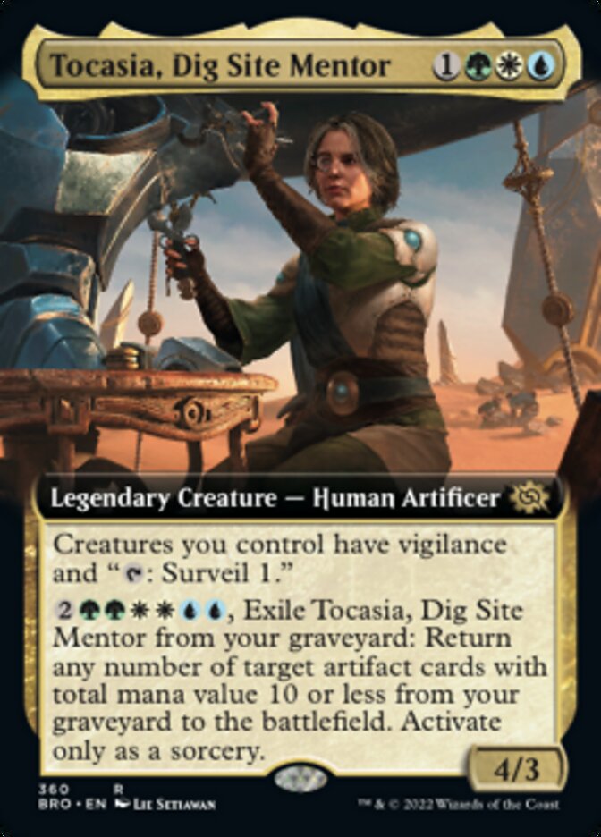 Tocasia, Dig Site Mentor (Extended Art) [The Brothers' War] | Rook's Games and More