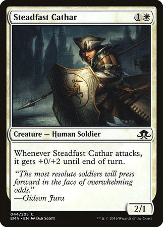 Steadfast Cathar [Eldritch Moon] | Rook's Games and More