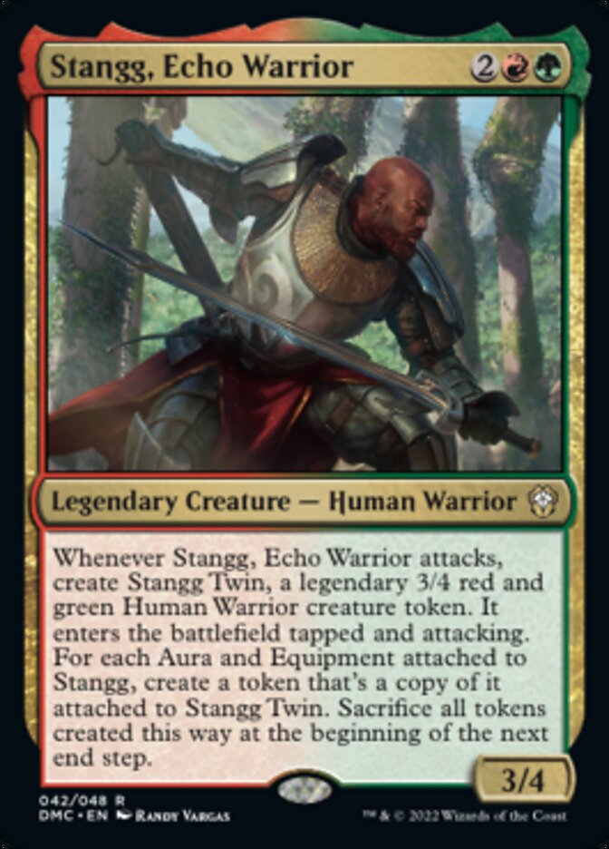 Stangg, Echo Warrior [Dominaria United Commander] | Rook's Games and More