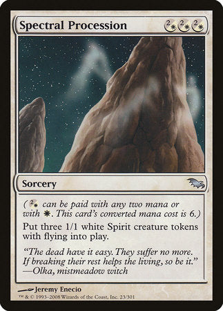 Spectral Procession [Shadowmoor] | Rook's Games and More