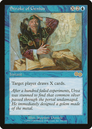 Stroke of Genius [Urza's Saga] | Rook's Games and More