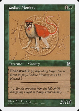 Zodiac Monkey [Portal Three Kingdoms] | Rook's Games and More