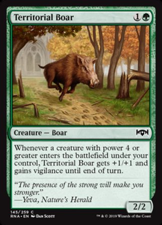 Territorial Boar [Ravnica Allegiance] | Rook's Games and More