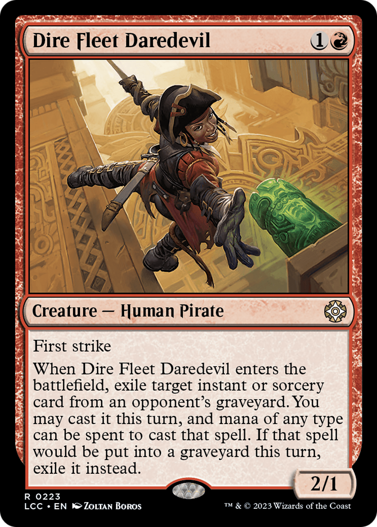 Dire Fleet Daredevil [The Lost Caverns of Ixalan Commander] | Rook's Games and More