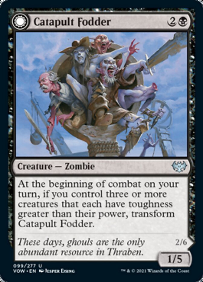 Catapult Fodder // Catapult Captain [Innistrad: Crimson Vow] | Rook's Games and More