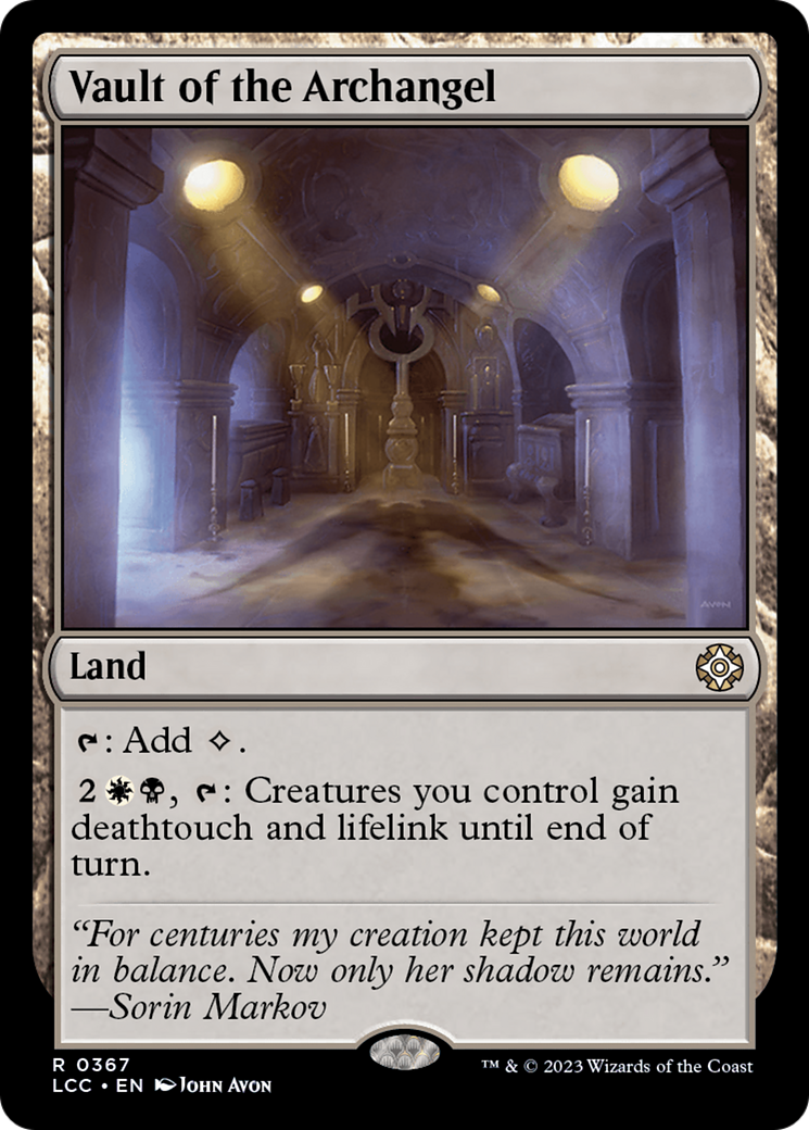 Vault of the Archangel [The Lost Caverns of Ixalan Commander] | Rook's Games and More