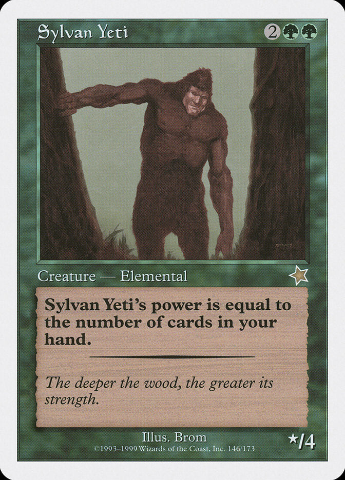 Sylvan Yeti [Starter 1999] | Rook's Games and More