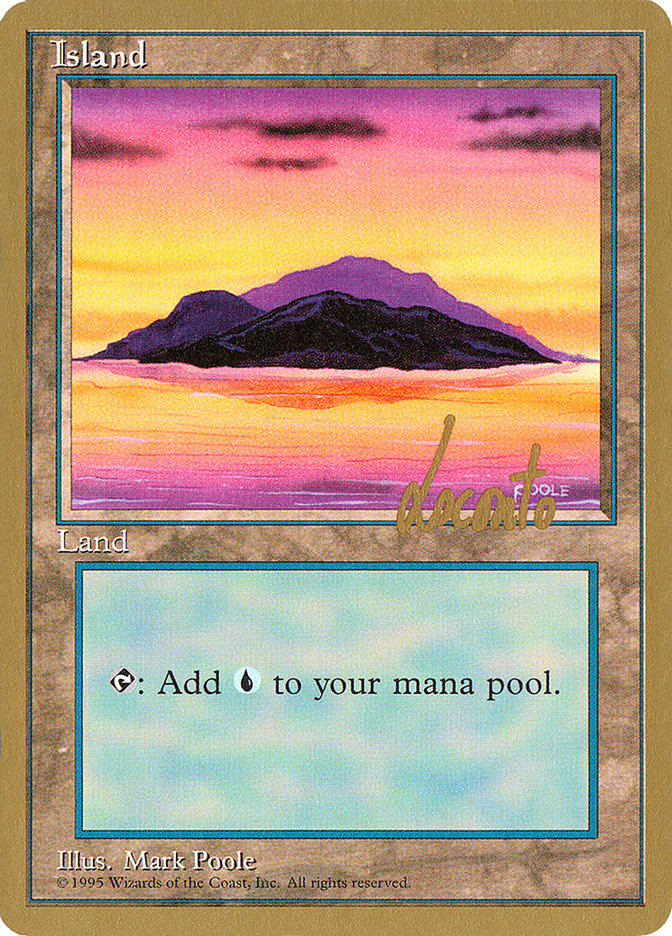 Island (ml368) (Michael Loconto) [Pro Tour Collector Set] | Rook's Games and More