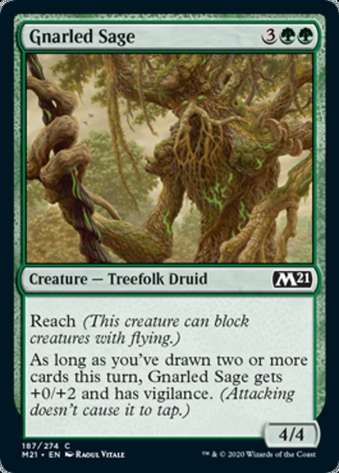 Gnarled Sage [Core Set 2021] | Rook's Games and More