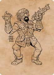 Jan Jansen, Chaos Crafter Art Card [Commander Legends: Battle for Baldur's Gate Art Series]