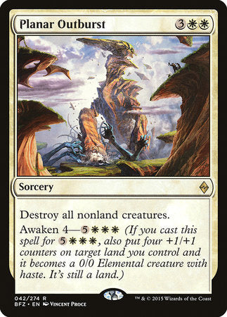 Planar Outburst [Battle for Zendikar] | Rook's Games and More