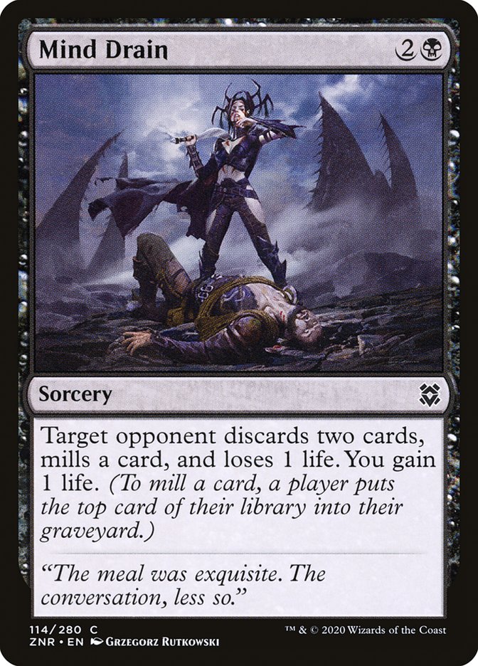 Mind Drain [Zendikar Rising] | Rook's Games and More