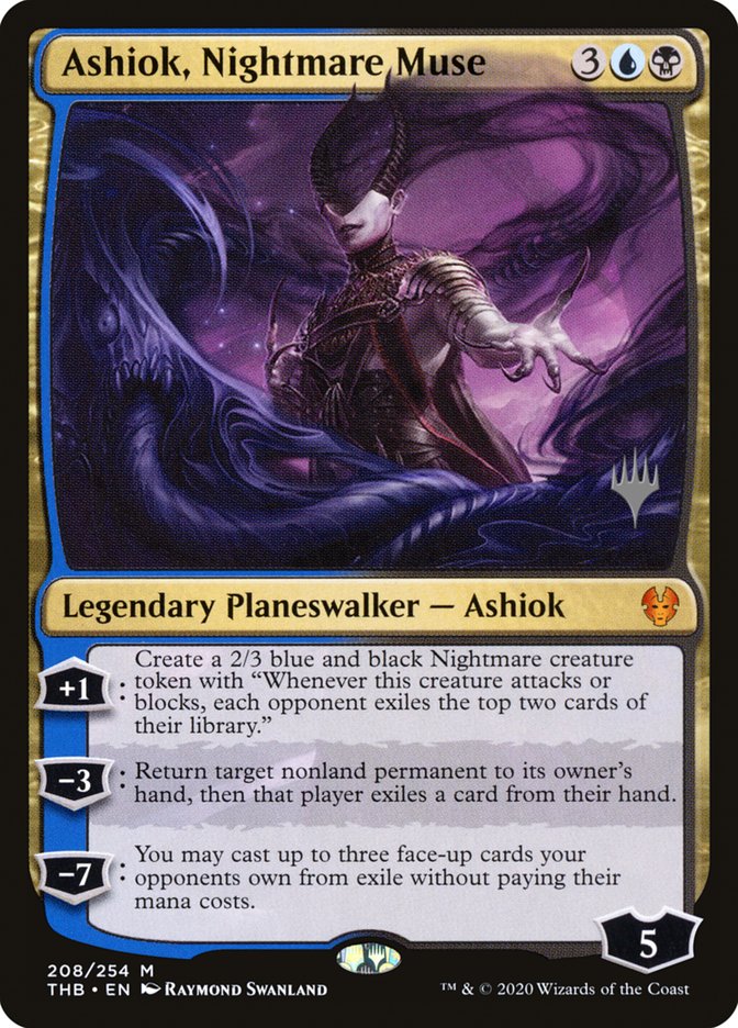 Ashiok, Nightmare Muse (Promo Pack) [Theros Beyond Death Promos] | Rook's Games and More