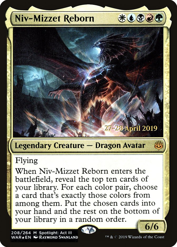 Niv-Mizzet Reborn  [War of the Spark Prerelease Promos] | Rook's Games and More