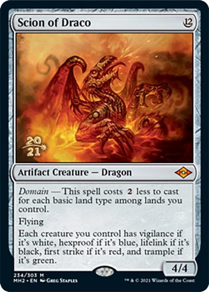 Scion of Draco [Modern Horizons 2 Prerelease Promos] | Rook's Games and More