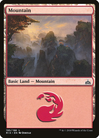 Mountain [Rivals of Ixalan] | Rook's Games and More