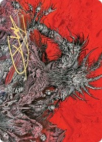Varragoth, Bloodsky Sire Art Card (Gold-Stamped Signature) [Kaldheim: Art Series] | Rook's Games and More