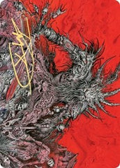 Varragoth, Bloodsky Sire Art Card (Gold-Stamped Signature) [Kaldheim: Art Series]